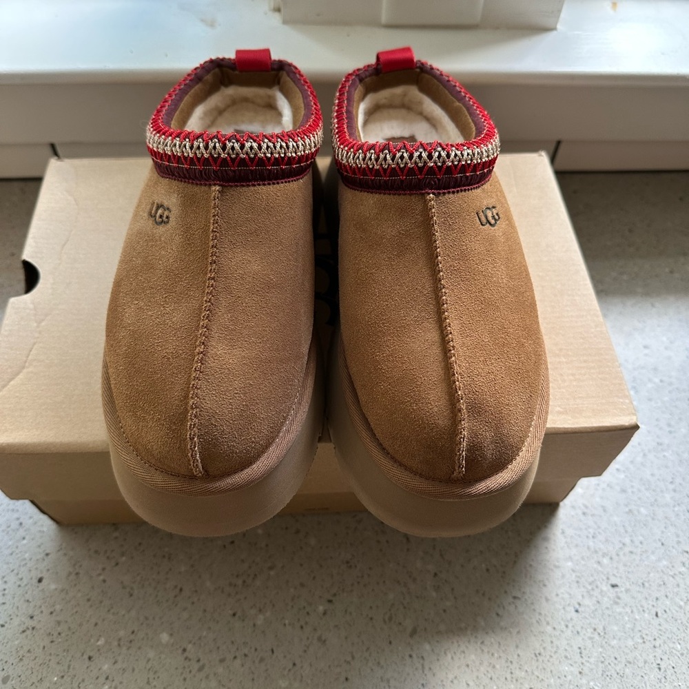 Ugg Tasman Platform Chesnut Slipper